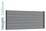 DQ-VUL-520-HSG-TH - DQ Vulcano Horizontal Single Radiator H520mm X W871mm Dark Grey DQ-VUL-520-HSG-TH - DQ Vulcano Horizontal Single Radiator H520mm X W871mm Dark Grey